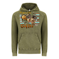 Vintage Olive all you need is love coffee Vintage Hoodie - BarkalooDesign