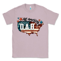 Lilac All american dad Classic Tee - FaDigitalArtStudio