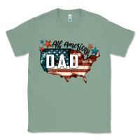 Sage All american dad Classic Tee - FaDigitalArtStudio