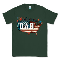 Sports Green All american dad Classic Tee - FaDigitalArtStudio