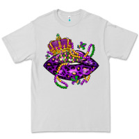 Dove Grey mardi gras lips Premium Tee - LillyAllenDesigns