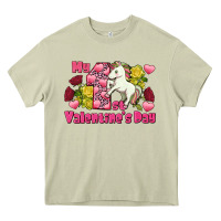 Mossy My first valentine's day unicorn Heavy Core Tee - FaDigitalArtStudio