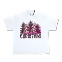White Merry Christmas Urban Heavy Tee - SublimationCraftShop