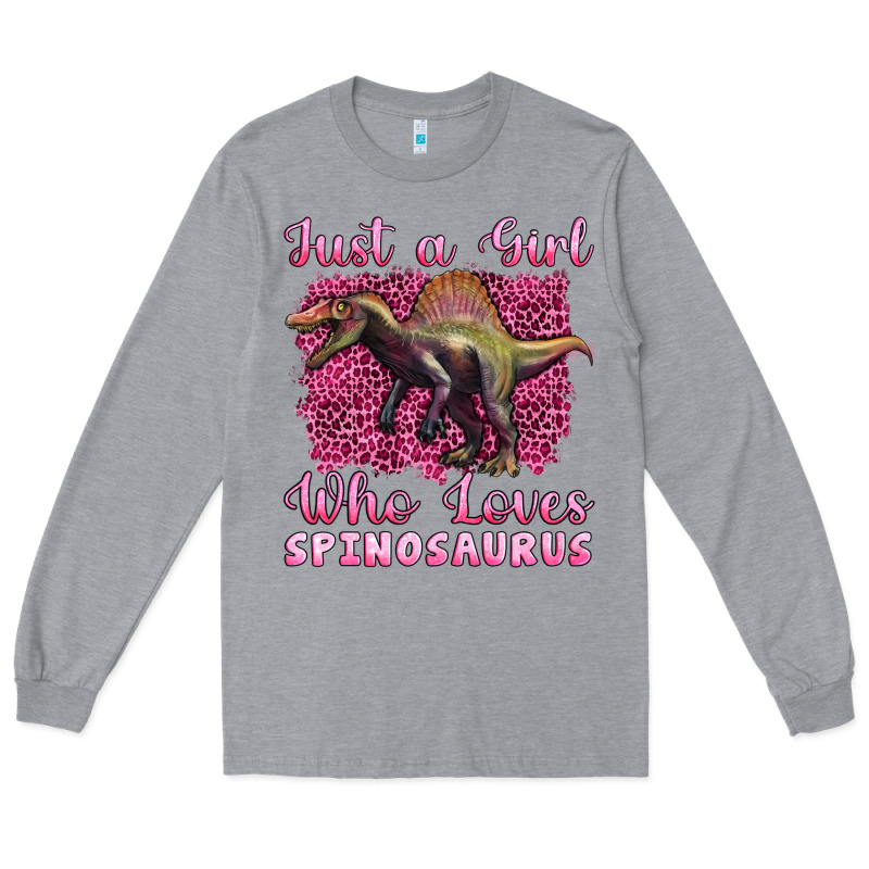 Just A Girl Who Loves Baby Spinosaurus Long Sleeve Tee by Artiststas | Teevron