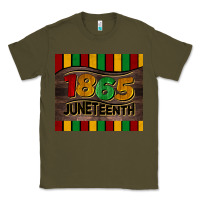 Army Green 1865 juneteenth tumbler Classic Tee - BarkalooDesign
