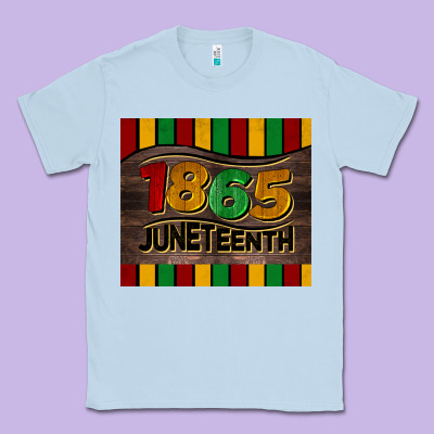 1865 Juneteenth Tumbler Classic Tee Designed By Barkaloodesign