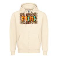 Leopard Sunflower Mimi Zipper Hoodie | Teevron