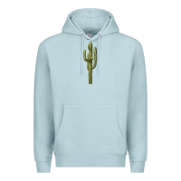 Blue Mist cactus Premium Hoodie - BarkalooDesign