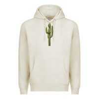 Oatmeal Heather cactus Premium Hoodie - BarkalooDesign
