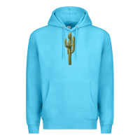 Ocean Blue cactus Premium Hoodie - BarkalooDesign