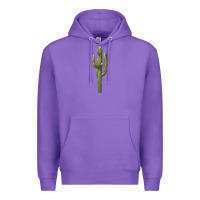 Purple cactus Premium Hoodie - BarkalooDesign