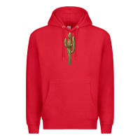 Red cactus Premium Hoodie - BarkalooDesign
