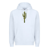 White cactus Premium Hoodie - BarkalooDesign