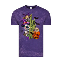 Cloud Purple halloween cows Vintage Tee - LillyAllenDesigns