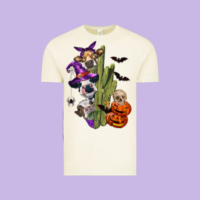 Halloween Cows Vintage Tee Designed By Lillyallendesigns