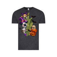 Vintage Black halloween cows Vintage Tee - LillyAllenDesigns