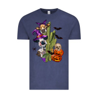 Vintage Denim halloween cows Vintage Tee - LillyAllenDesigns