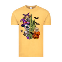 Vintage Mustard halloween cows Vintage Tee - LillyAllenDesigns