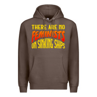 Coffee anti feminist there are no feminists Premium Hoodie - linhVisuals