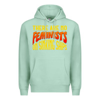 Seafoam anti feminist there are no feminists Premium Hoodie - linhVisuals
