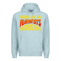 Blue Mist anti feminist there are no feminists Premium Hoodie - linhVisuals