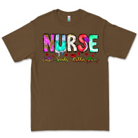 Cacao Nurse Coffee Scrubs Rubber Gloves Premium Tee - CowhideDigitalArt