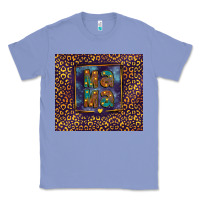 Colony Blue Leopard mama Classic Tee - FaDigitalArtStudio