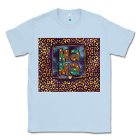 Dusty Blue Leopard mama Classic Tee - FaDigitalArtStudio