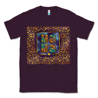 Plum Leopard mama Classic Tee - FaDigitalArtStudio