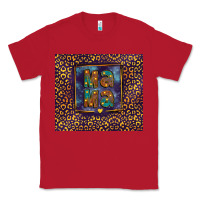 Red Leopard mama Classic Tee - FaDigitalArtStudio