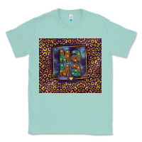 Seafoam Leopard mama Classic Tee - FaDigitalArtStudio