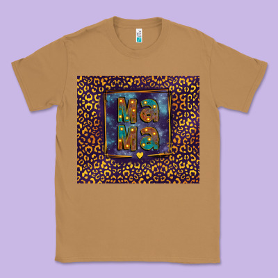 Leopard Mama Classic Tee Designed By Fadigitalartstudio
