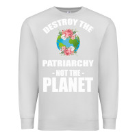 Dove Grey Destroy the patriarchy not the planet Premium Sweatshirt - Bettercallsaul