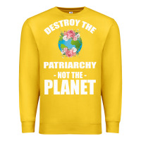Lemon Destroy the patriarchy not the planet Premium Sweatshirt - Bettercallsaul
