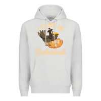 Dove Grey i came in like a butterball funny Premium Hoodie - linhVisuals