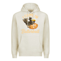Oatmeal Heather i came in like a butterball funny Premium Hoodie - linhVisuals