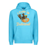 Ocean Blue i came in like a butterball funny Premium Hoodie - linhVisuals