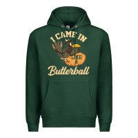 Sports Green i came in like a butterball funny Premium Hoodie - linhVisuals