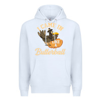 White i came in like a butterball funny Premium Hoodie - linhVisuals