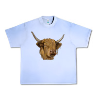Grape Ice highland cow Urban Heavy Tee - RanaPortraitStore