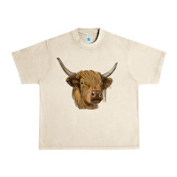 Sandshell highland cow Urban Heavy Tee - RanaPortraitStore