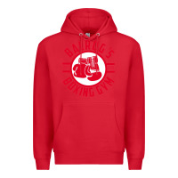Red boxing gym Premium Hoodie - linhVisuals