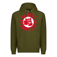 Army Green boxing gym Premium Hoodie - linhVisuals