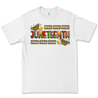 White colorful juneteenth celebration art Premium Tee - LillyAllenDesigns
