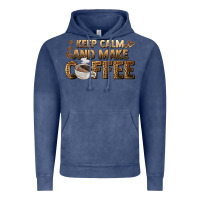 Vintage Denim keep calm and make coffee Vintage Hoodie - BarkalooDesign