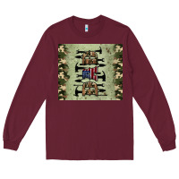 Burgundy repair tools dad tumbler Long Sleeve Tee - Artiststas