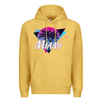 Antique Gold miami beach souvenir vintage 80s Premium Hoodie - linhVisuals
