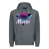 Rock miami beach souvenir vintage 80s Premium Hoodie - linhVisuals