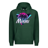 Sports Green miami beach souvenir vintage 80s Premium Hoodie - linhVisuals