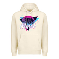 Tofu miami beach souvenir vintage 80s Premium Hoodie - linhVisuals